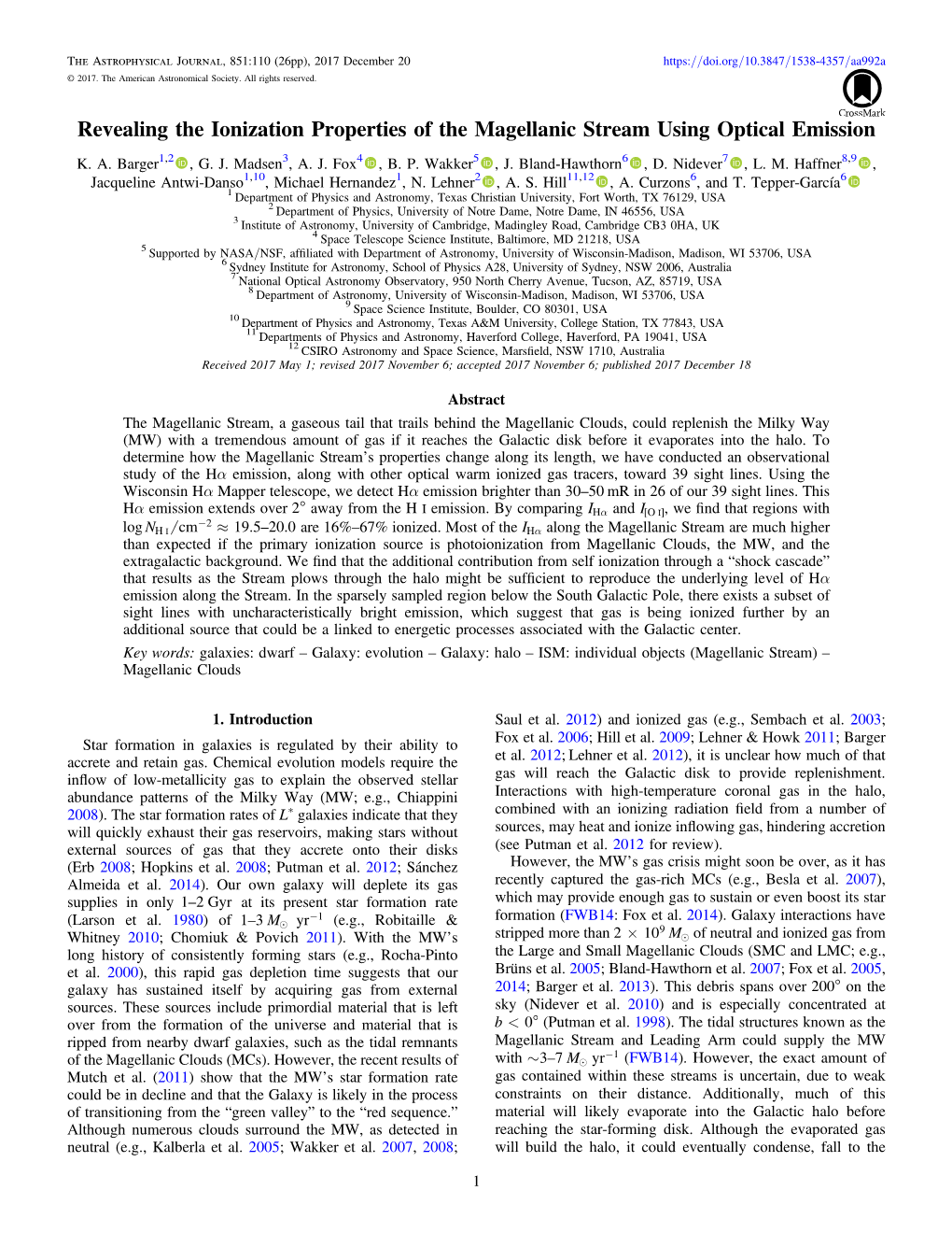 Revealing the Ionization Properties of the Magellanic Stream Using Optical Emission