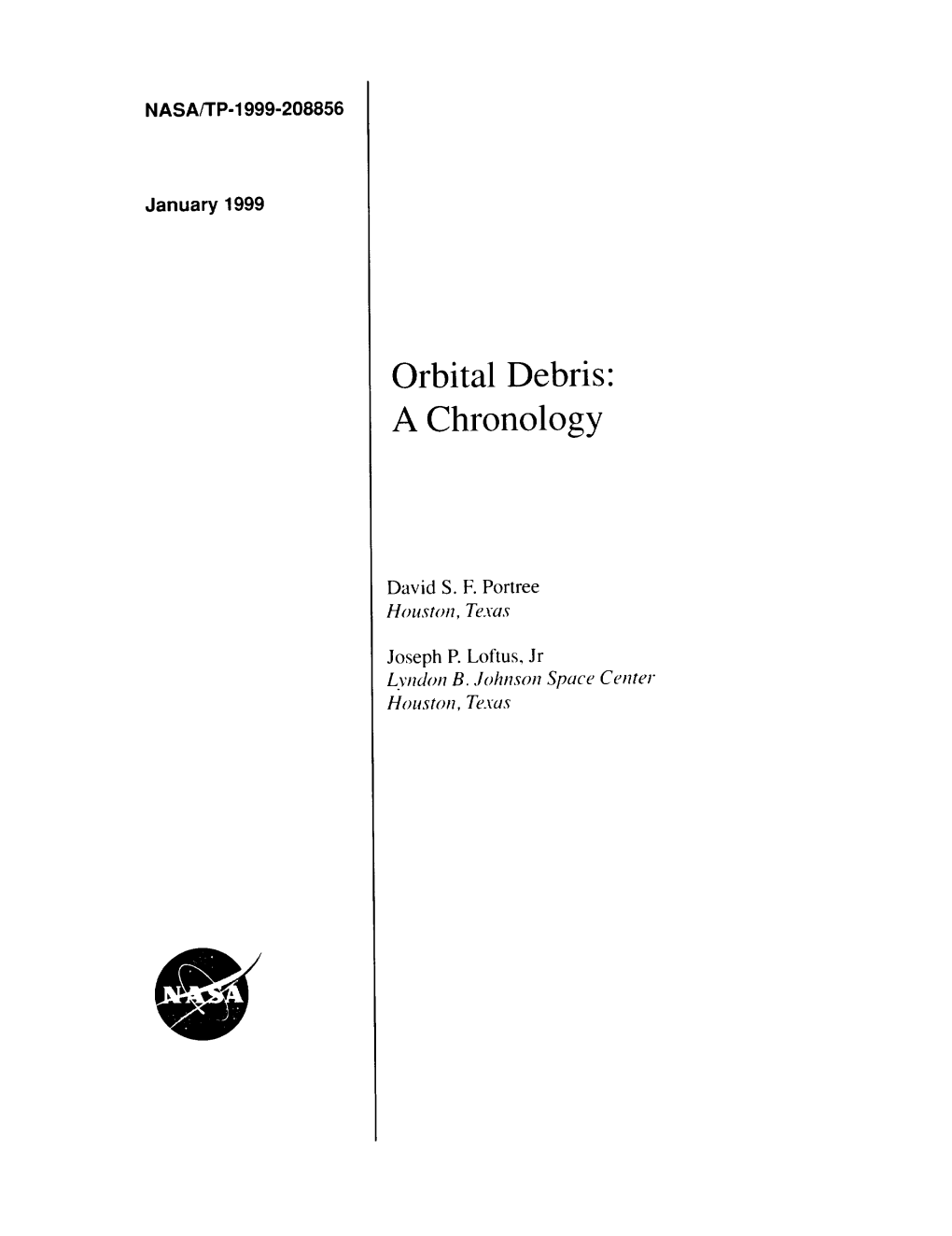 Orbital Debris: a Chronology