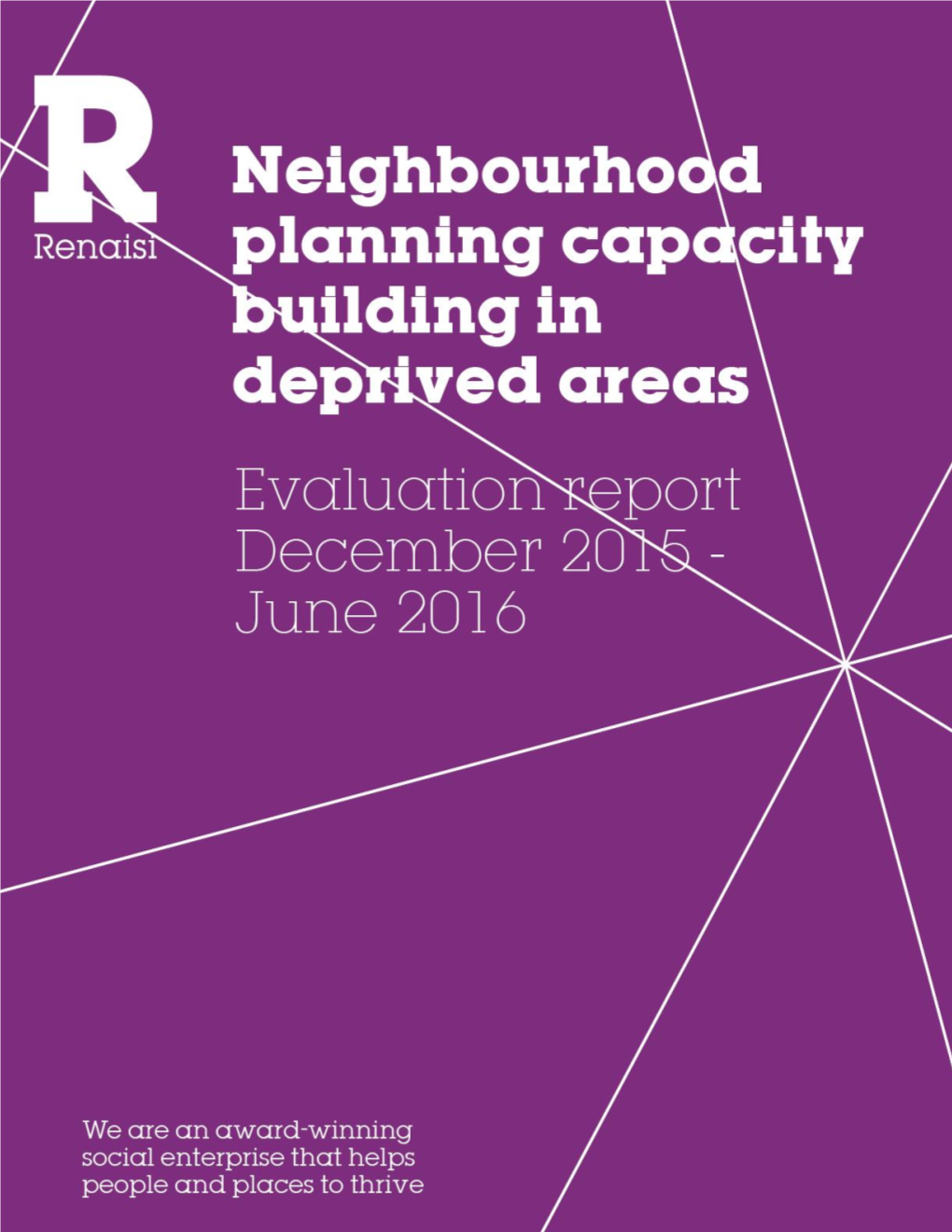 Evaluation Report Neighbourhood Planning Capacity