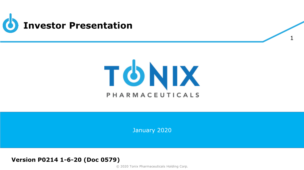 TNX-102 SL for PTSD: Phase 3 P302/RECOVERY Study Expecting Interim Analysis Results in 1Q 2020 16