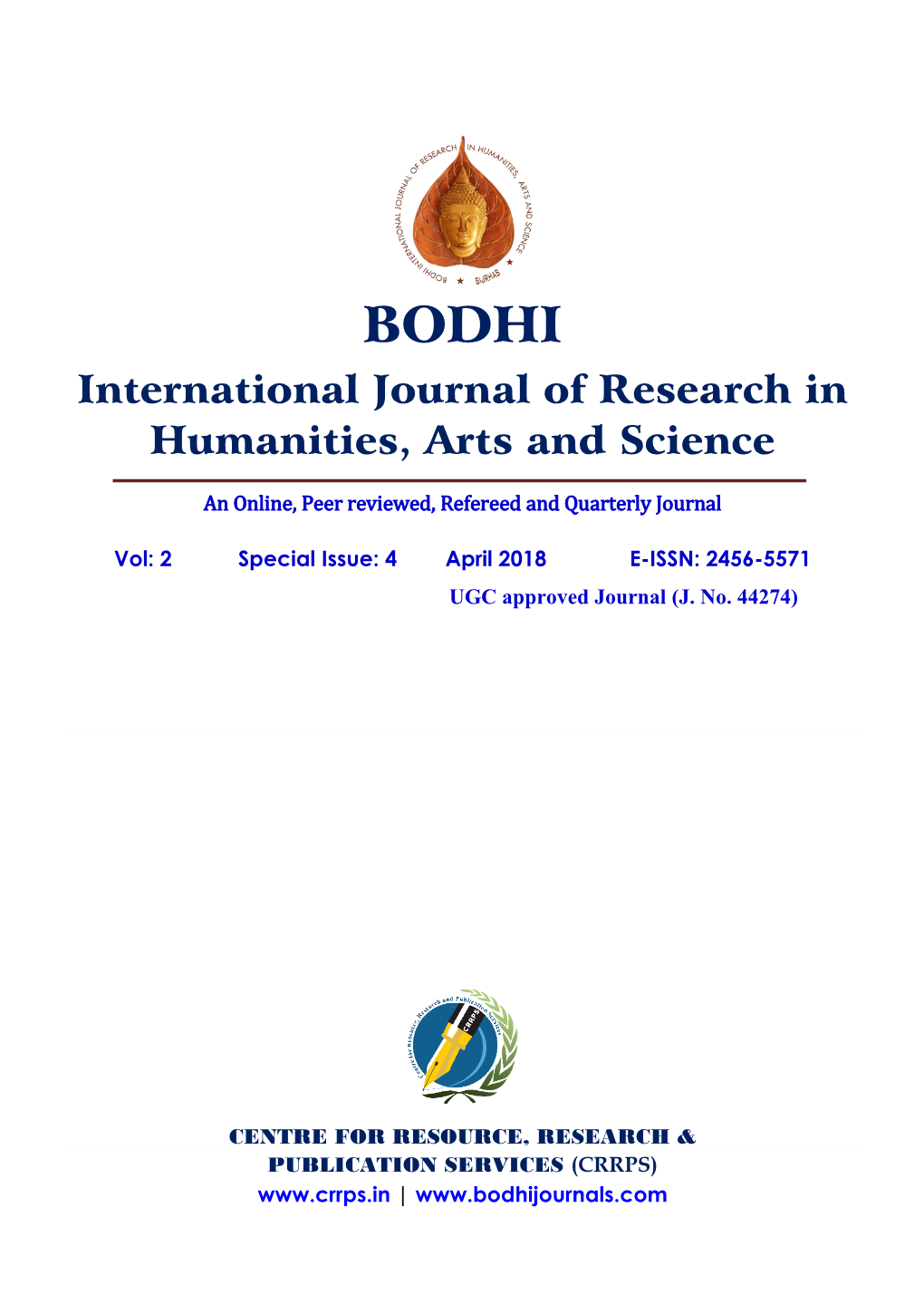 Special Issue 4 April 2018 E-ISSN: 2456-5571