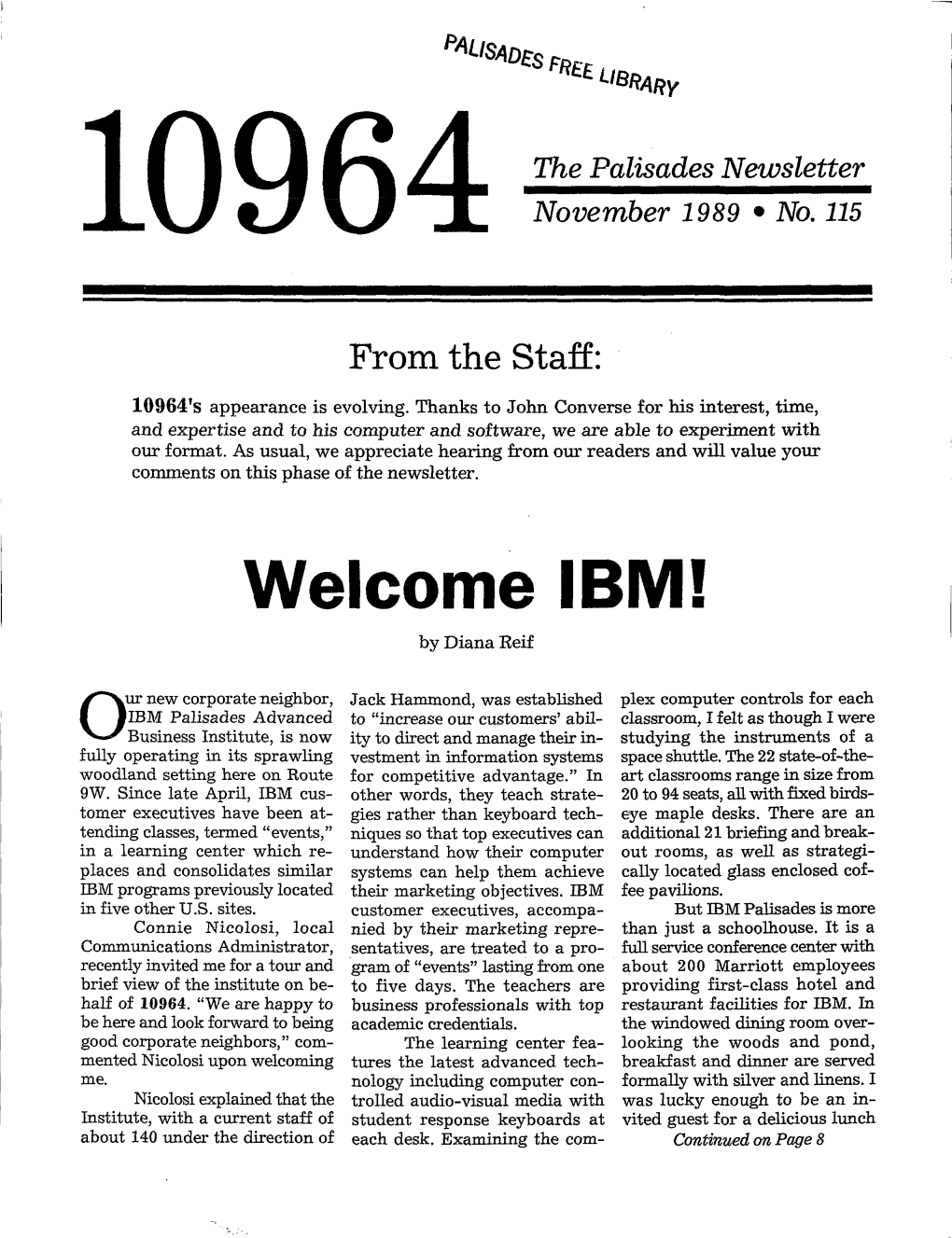 Welcome IBM! by Diana Keif