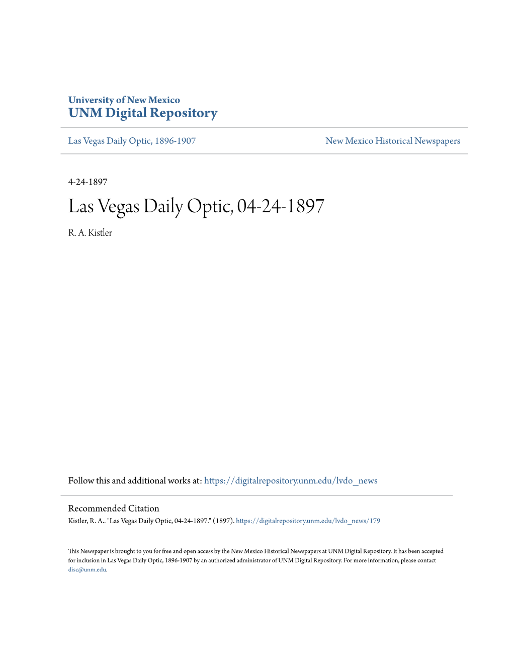 Las Vegas Daily Optic, 04-24-1897 R