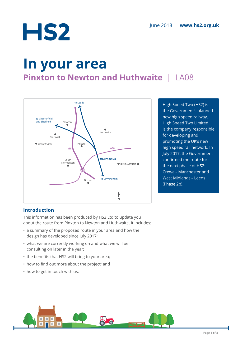 In Your Area Pinxton to Newton and Huthwaite | LA08 LA08