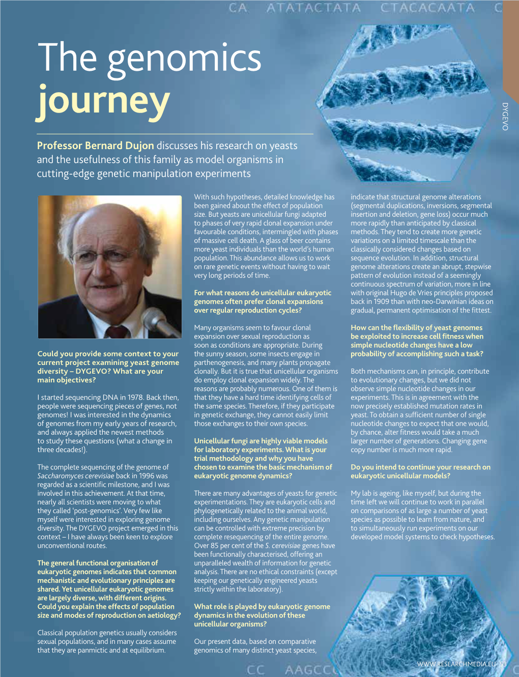 The Genomics Journey