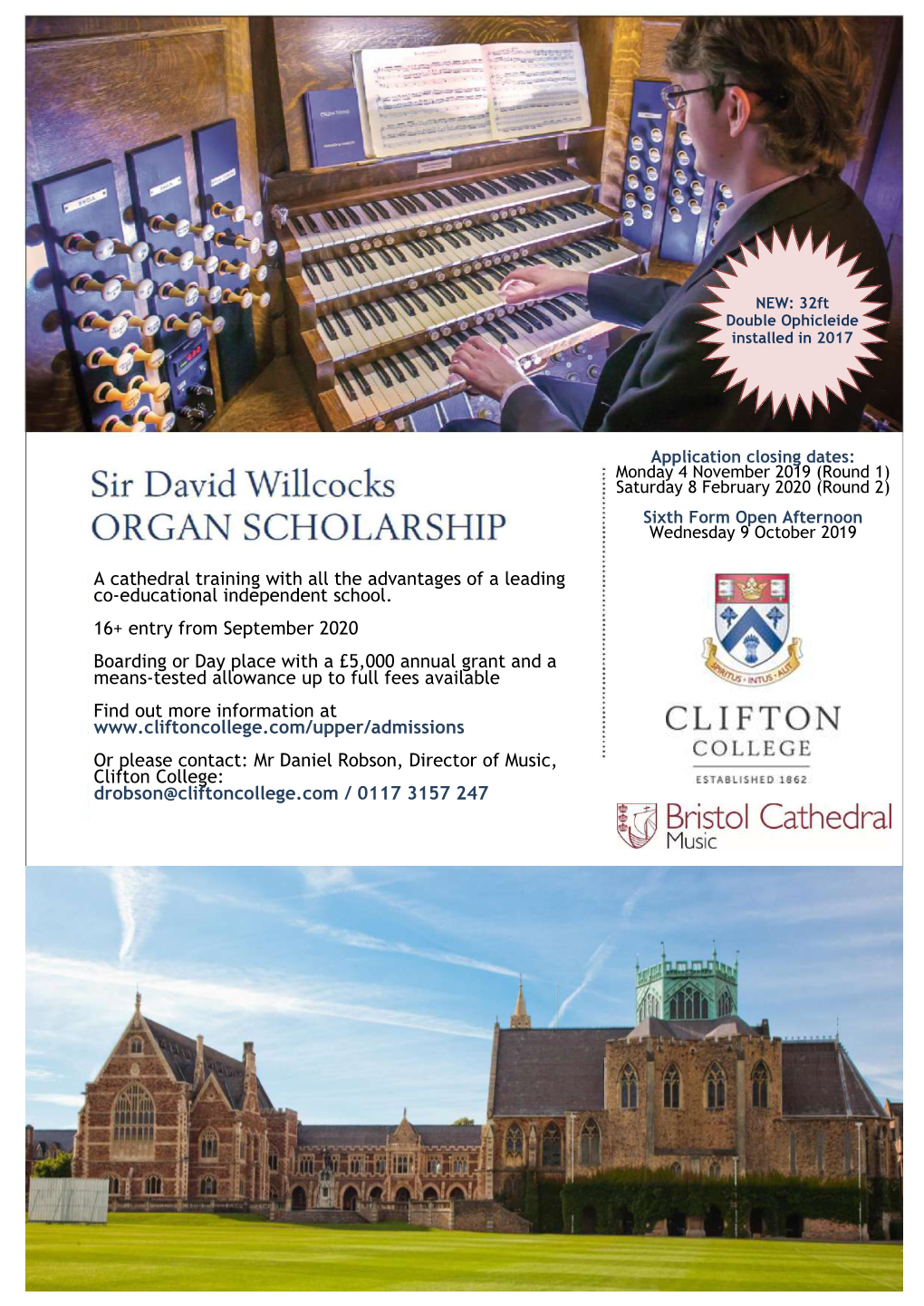 A Cathedral Training with All the Advantages of a Leading Co-Educational Independent School