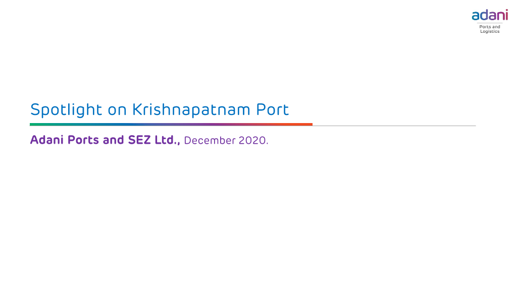 KPCL Showcase Presentation, Dec 2020