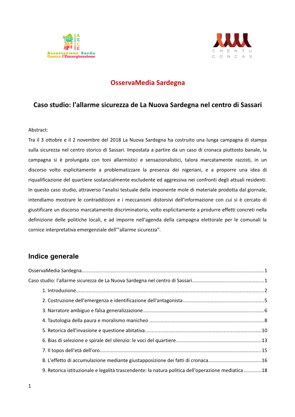 L'allarme Sicurezza De La Nuova Sardegna Nel Centro Di Sassari