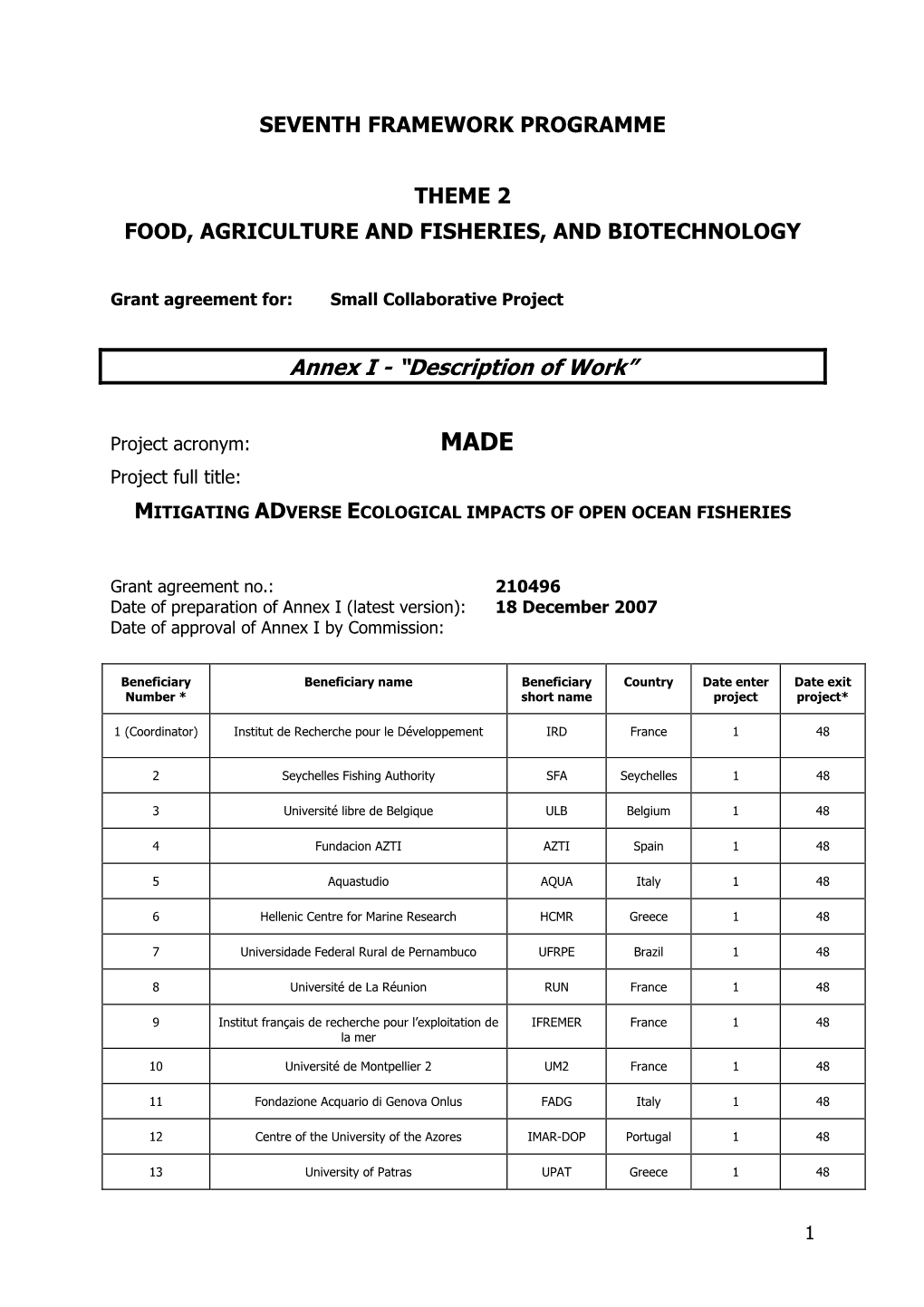 Measures to Mitigate Adverse Impacts of Fisheries Targeting Large Pelagics