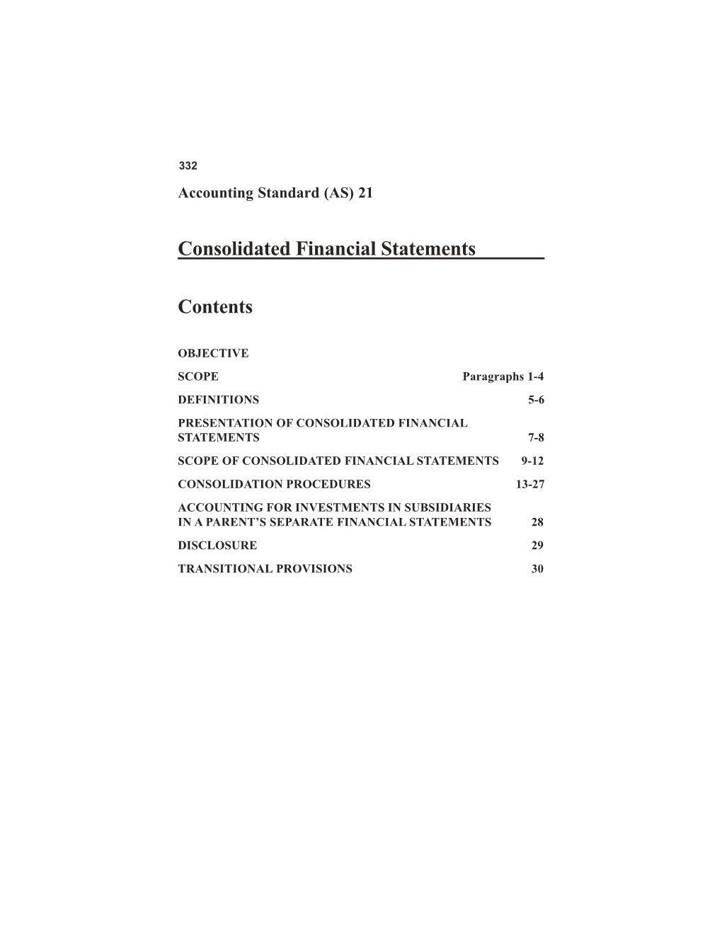 Consolidated Financial Statements