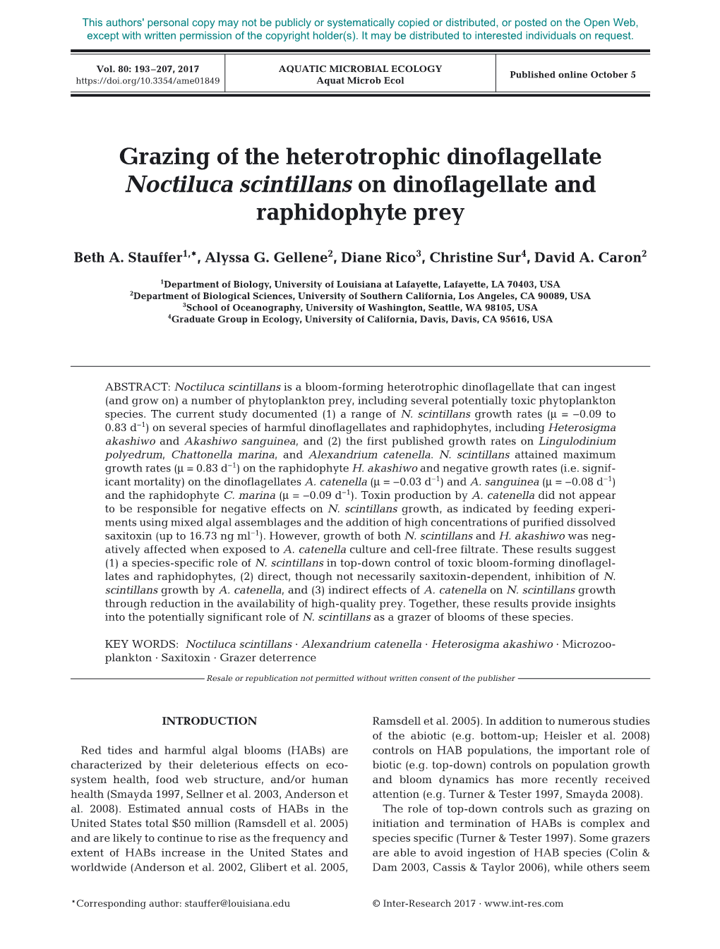 Aquatic Microbial Ecology 80:193