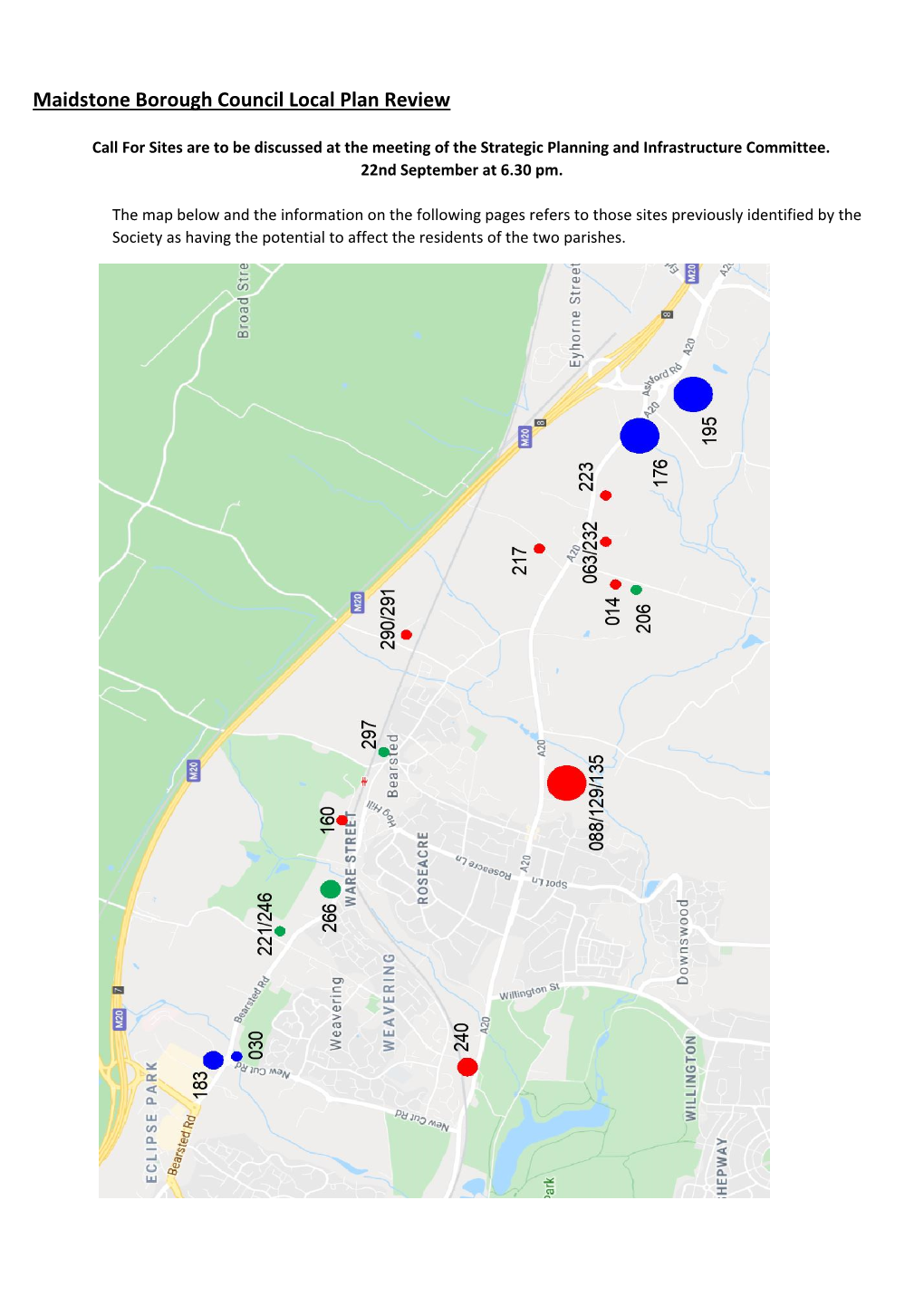 Maidstone Borough Council Local Plan Review