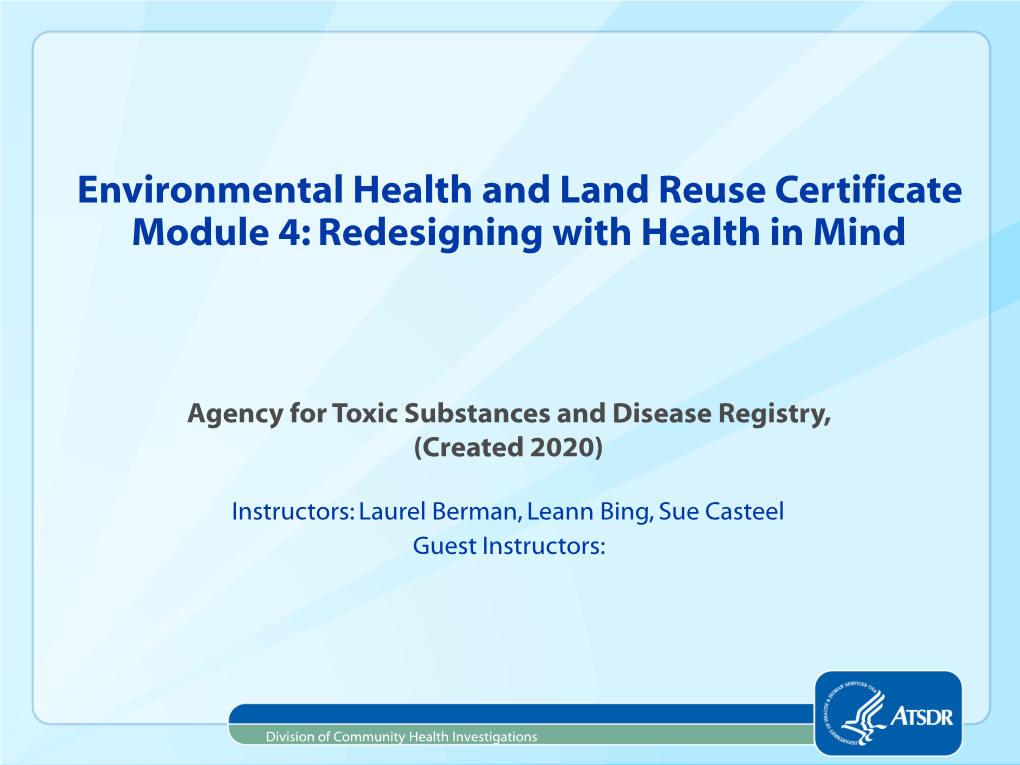 EHLR Certificate Module 4