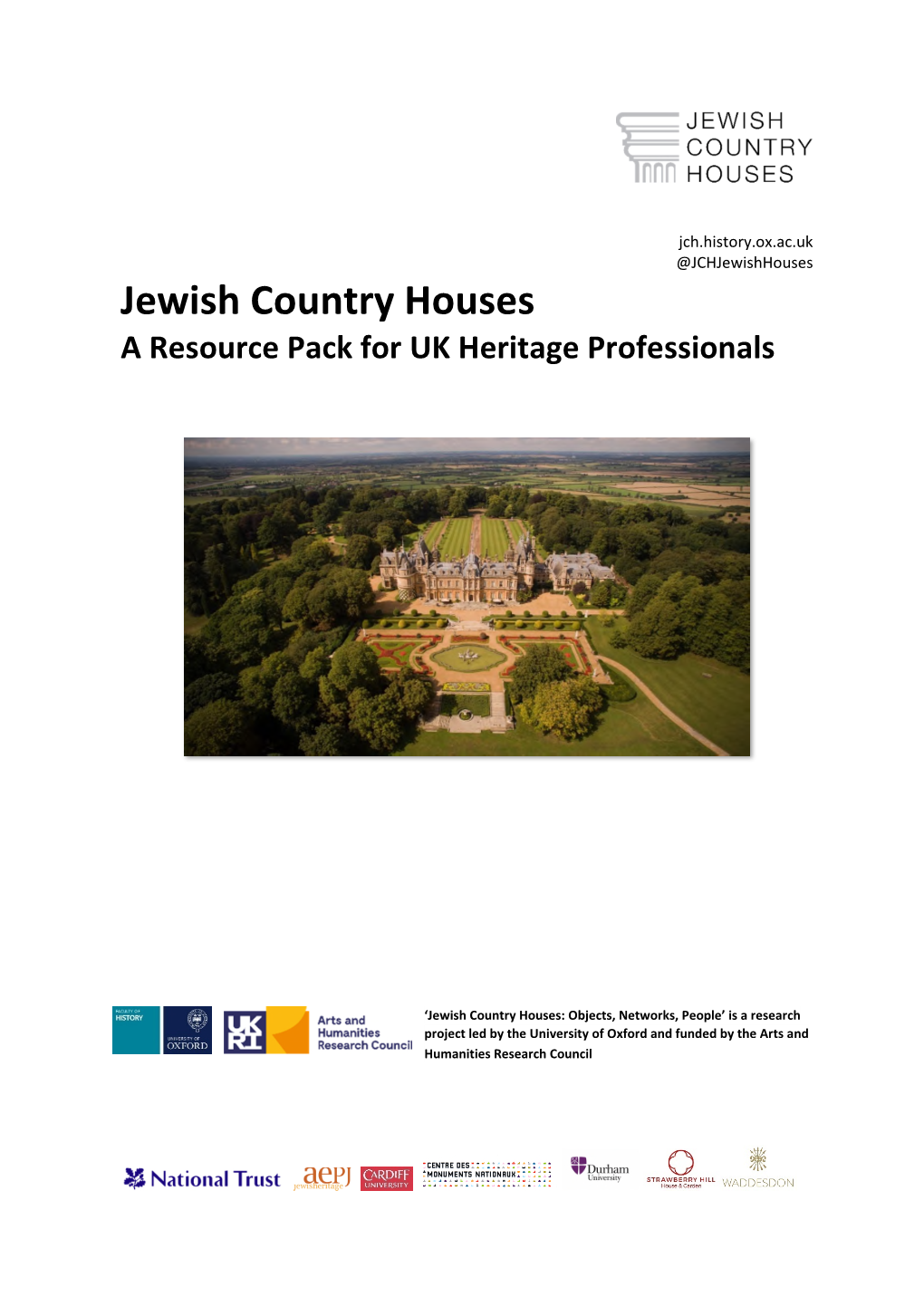 Jewish Country Houses: a Resource Pack
