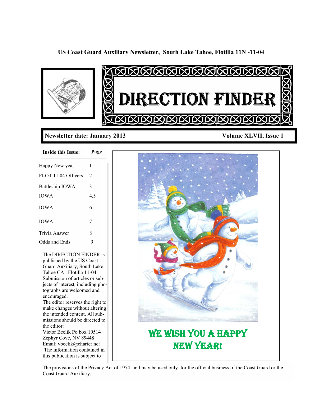 January 2013 Newsletter.Pub