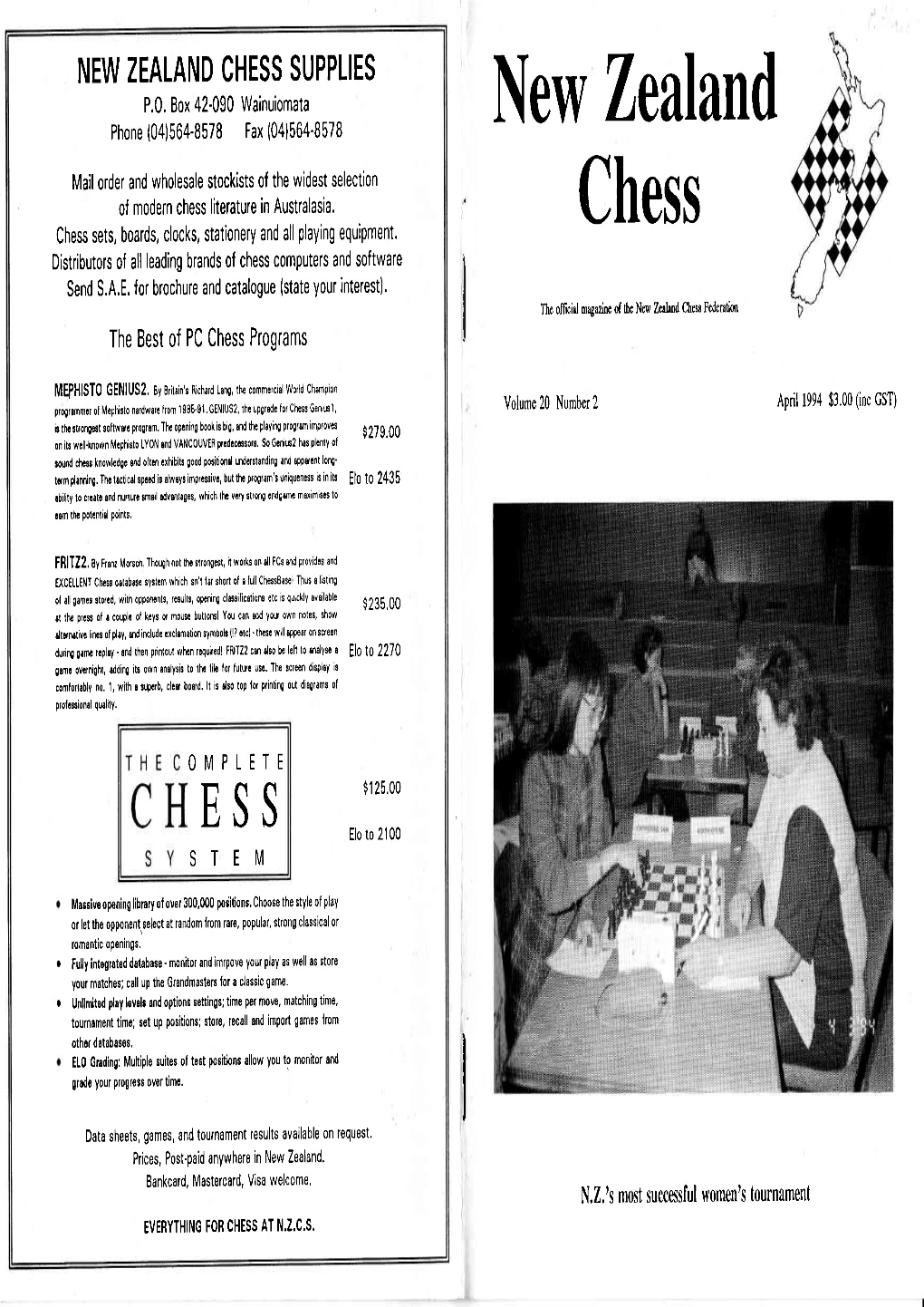 New Zealand Chess Supplies P.O