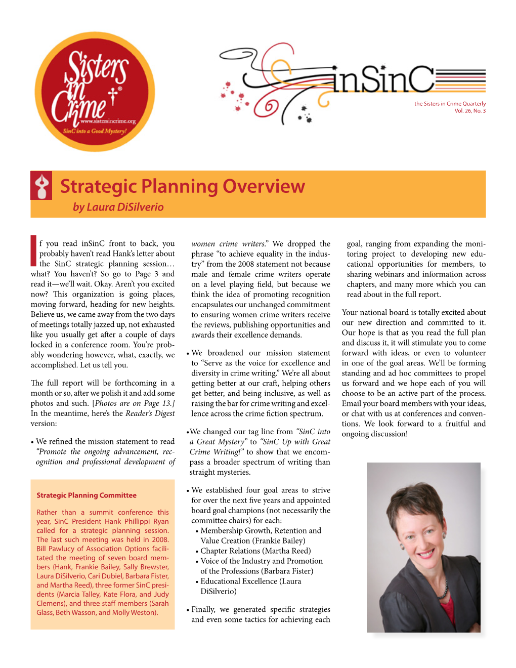 Strategic Planning Overview by Laura Disilverio