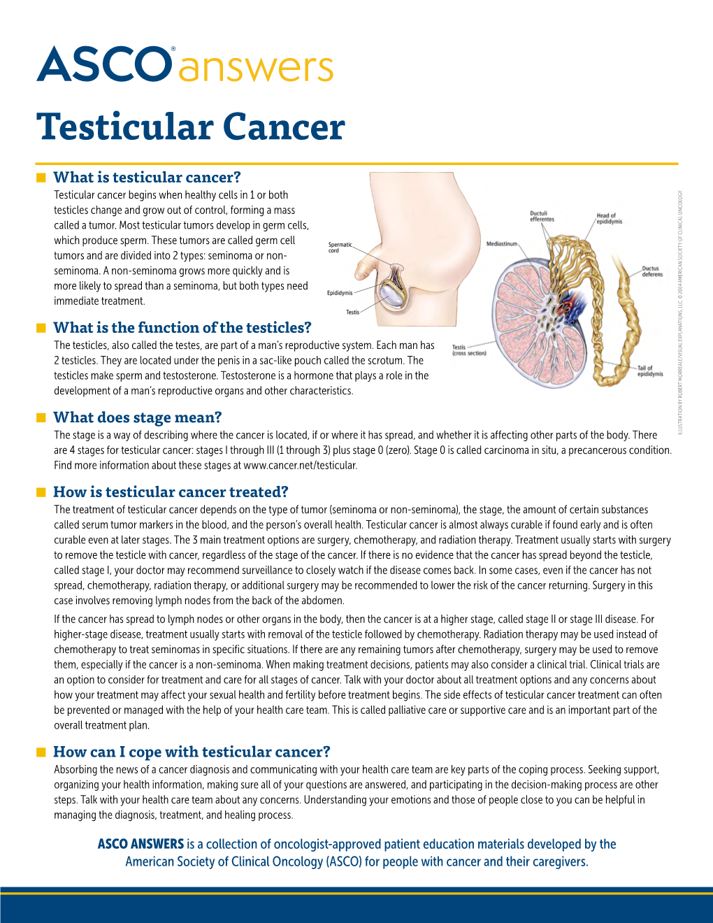 ASCO Answers: Testicular Cancer