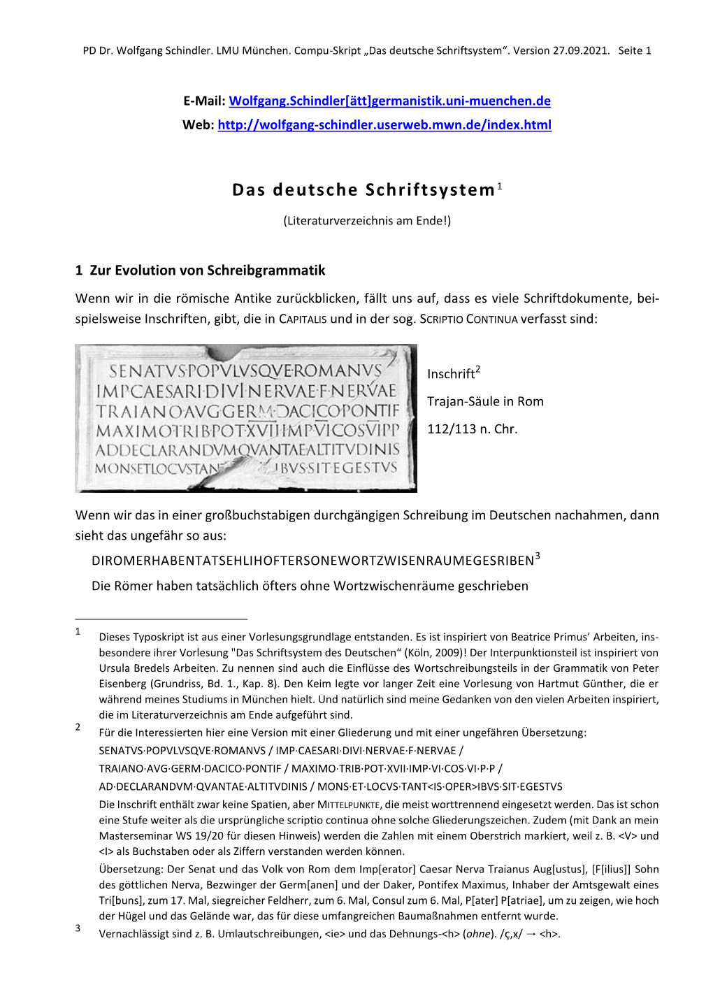 Das Deutsche Schriftsystem (Compu-Skript)