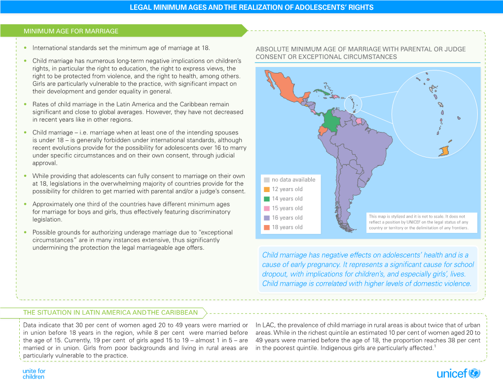 Child Marriage Has Negative Effects on Adolescents' Health and Is a Cause