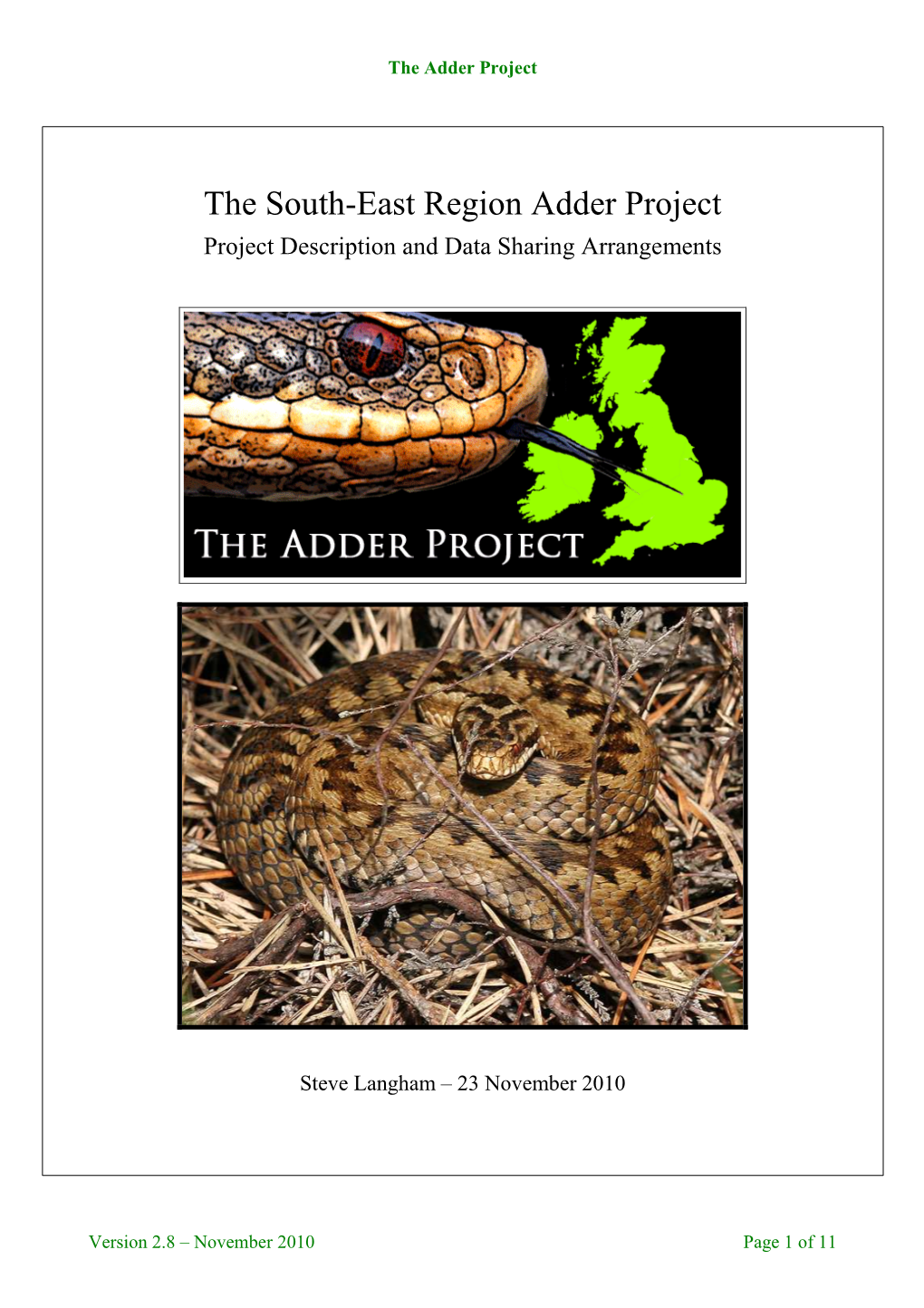 The Adder Project V2.8