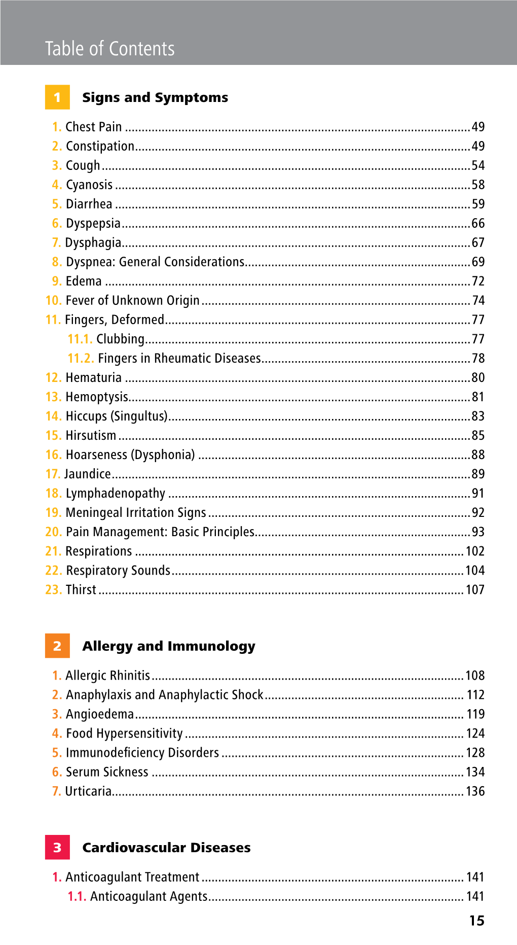 Table of Contents