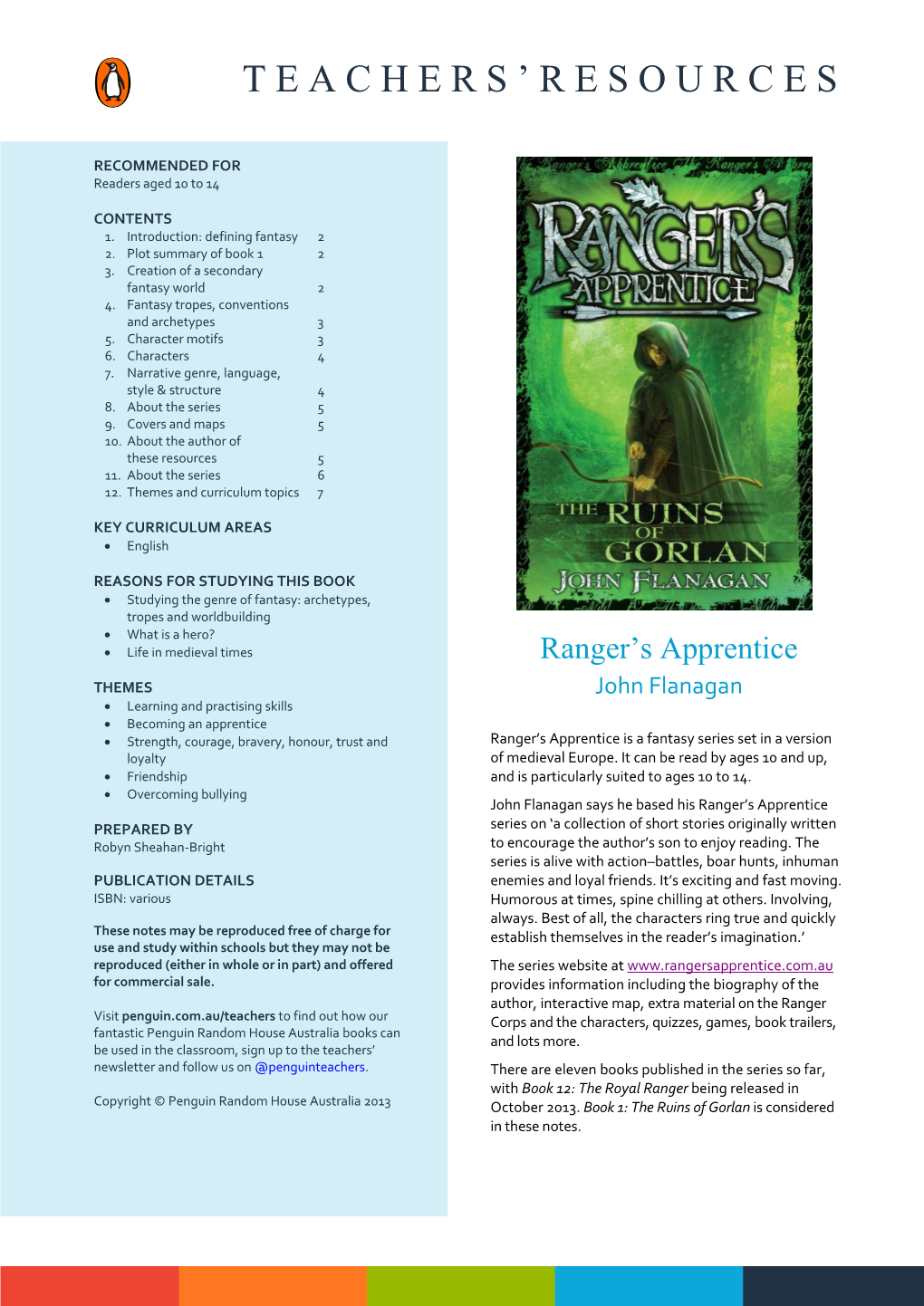 Ranger's Apprentice Series