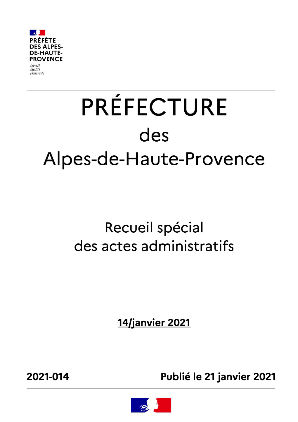 PRÉFECTURE Des Alpes-De-Haute-Provence