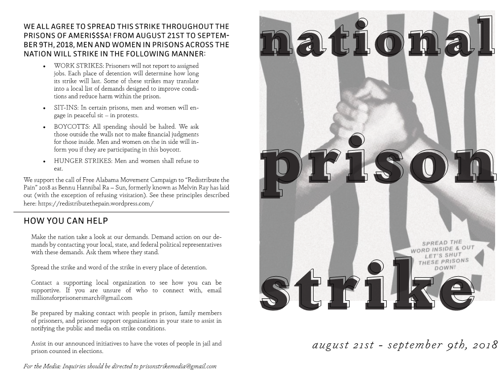 Prison Strike Black and White.Pdf