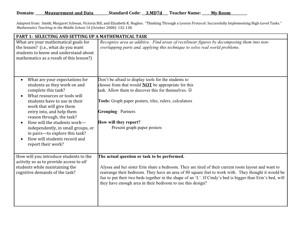 Thinking Through a Lesson Protocol (TTLP) Template s30