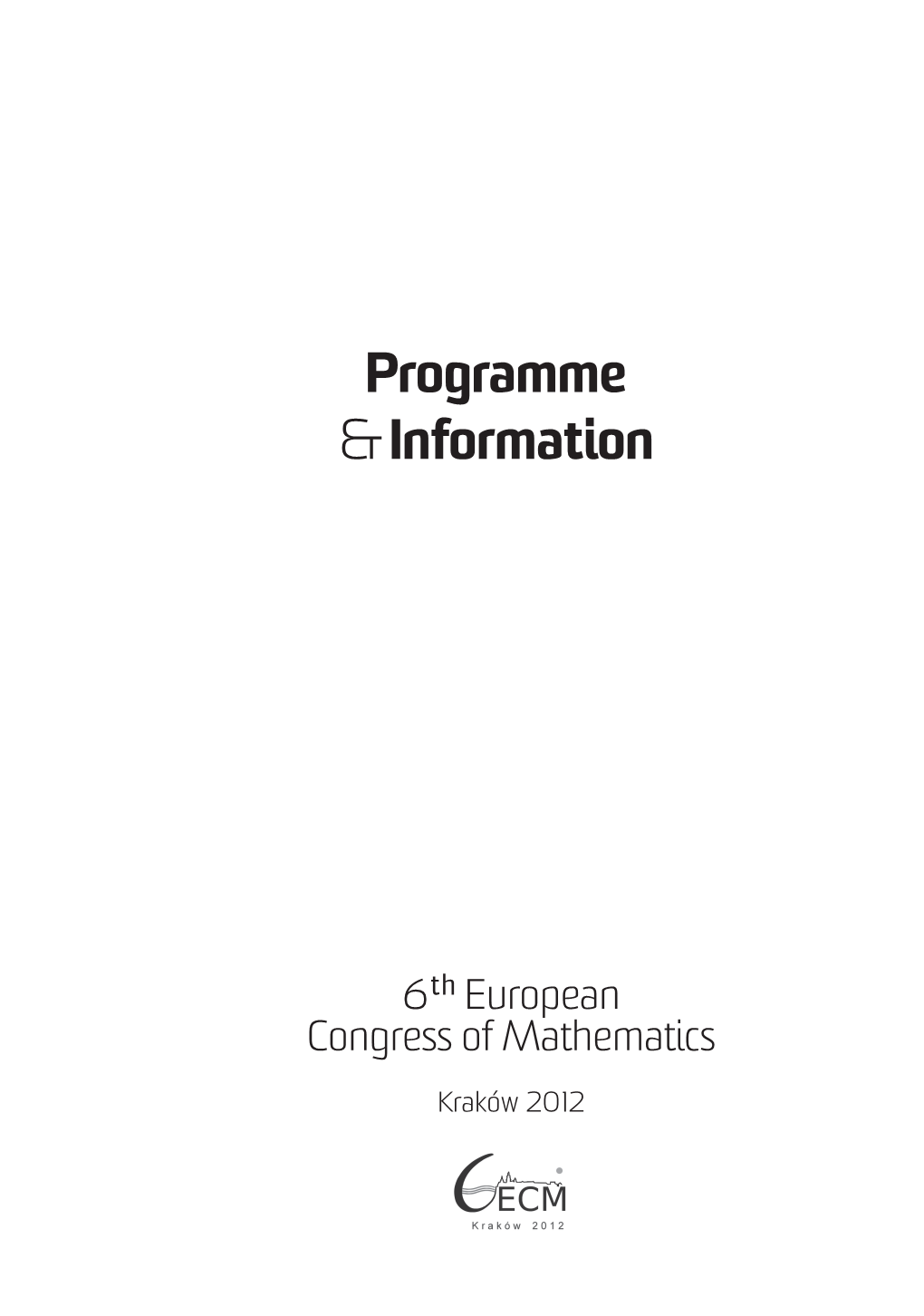 Programme & Information Brochure