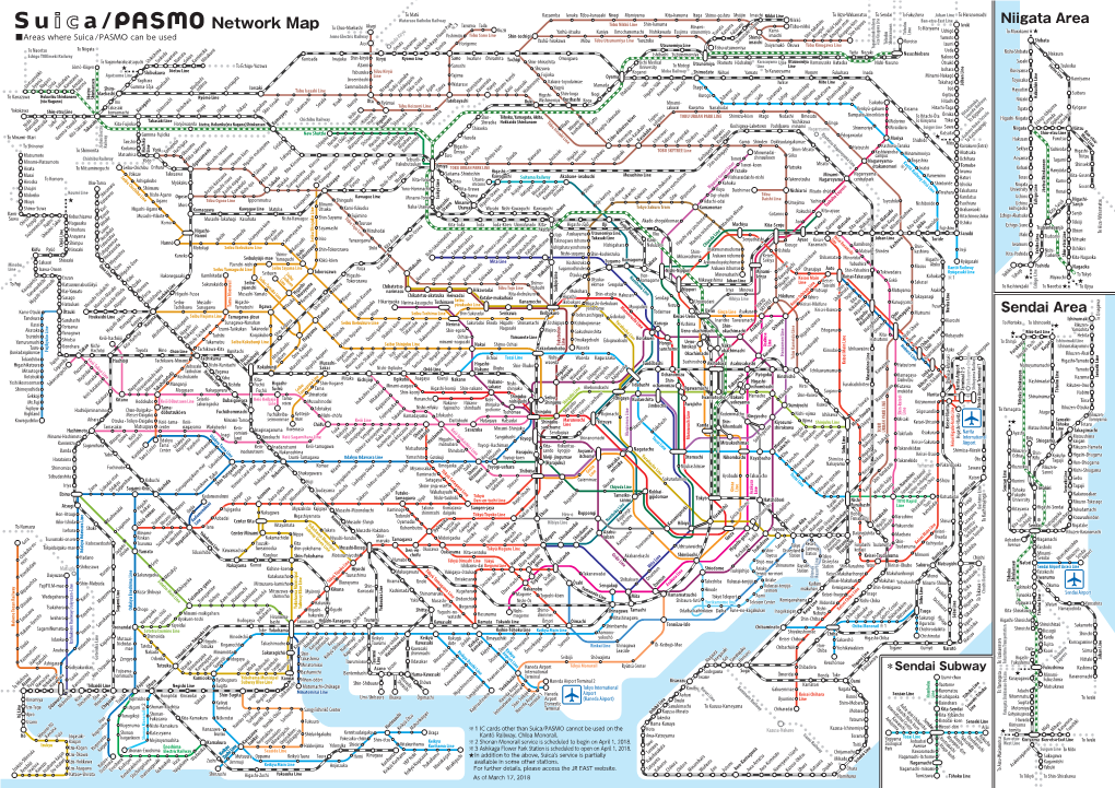 Suica Pasmo Network