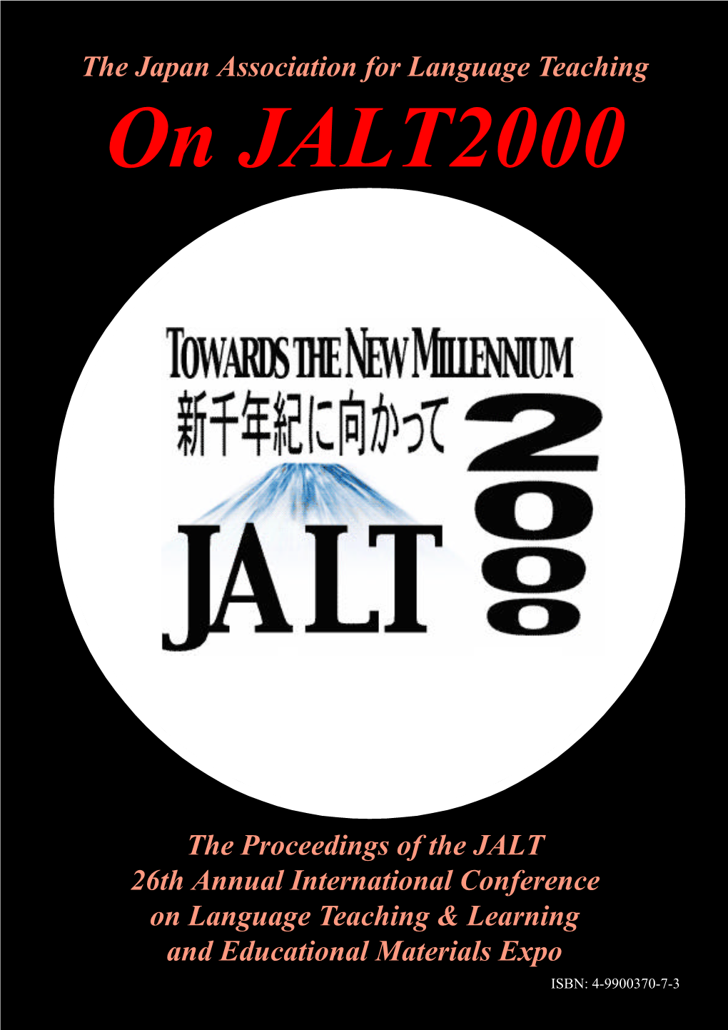 The Japan Association for Language Teaching the Proceedings of The