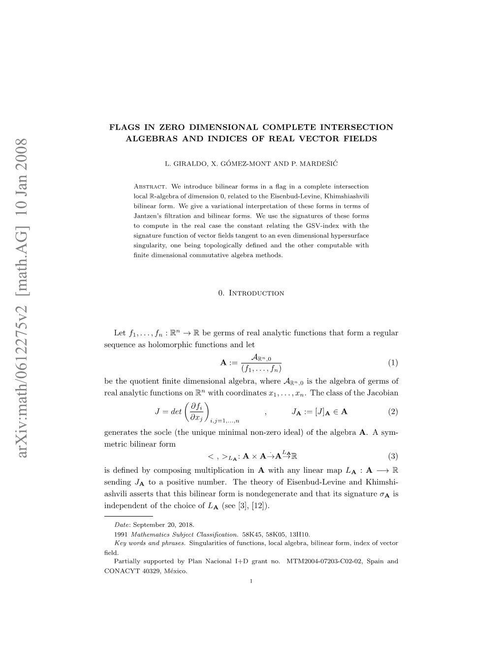 [Math.AG] 10 Jan 2008