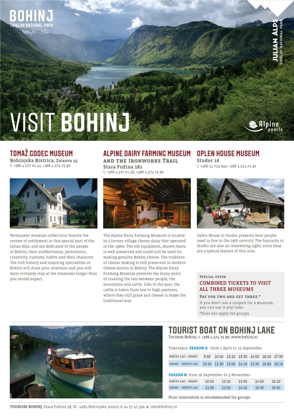 Visit Bohinj