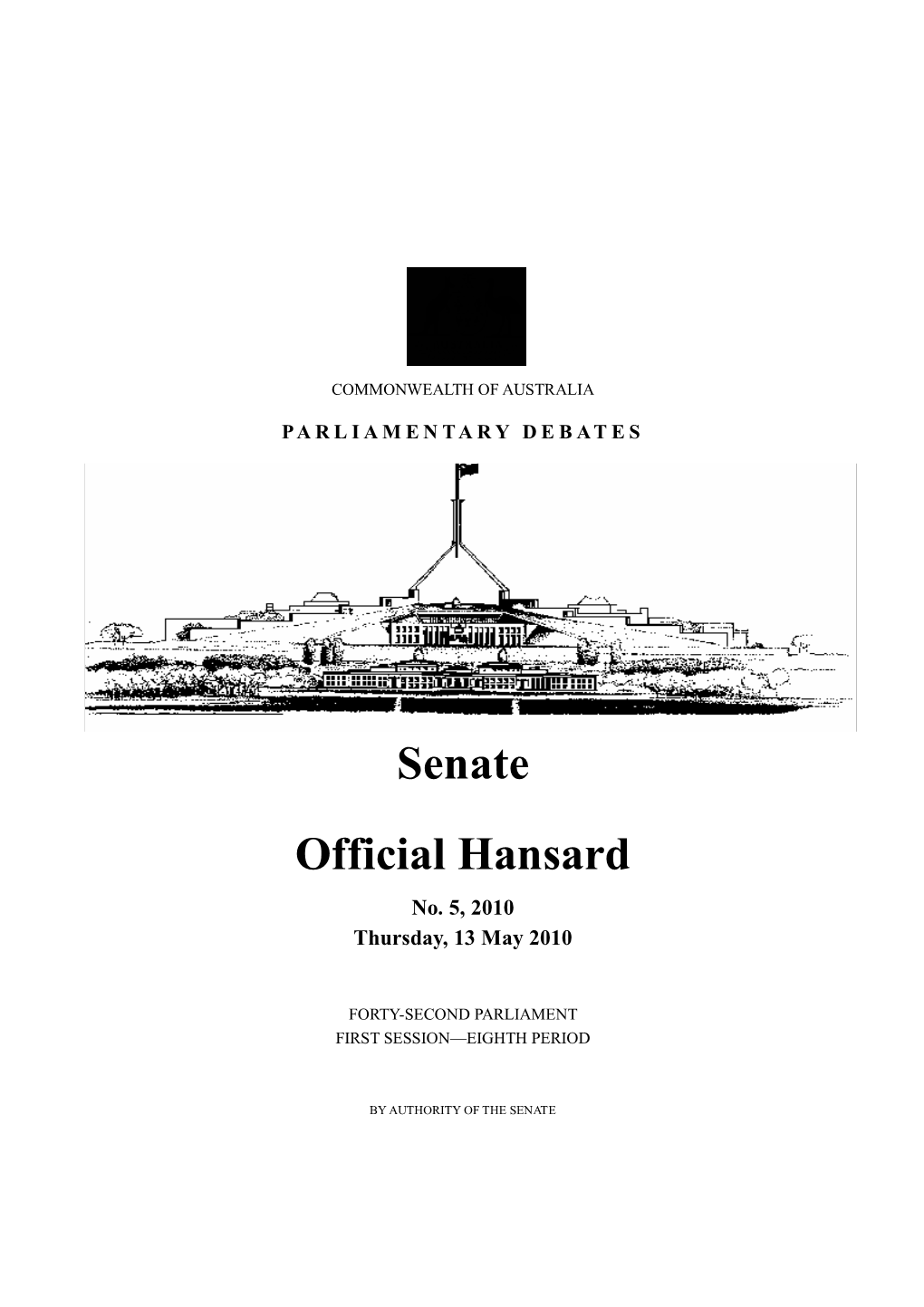 Senate Official Hansard No