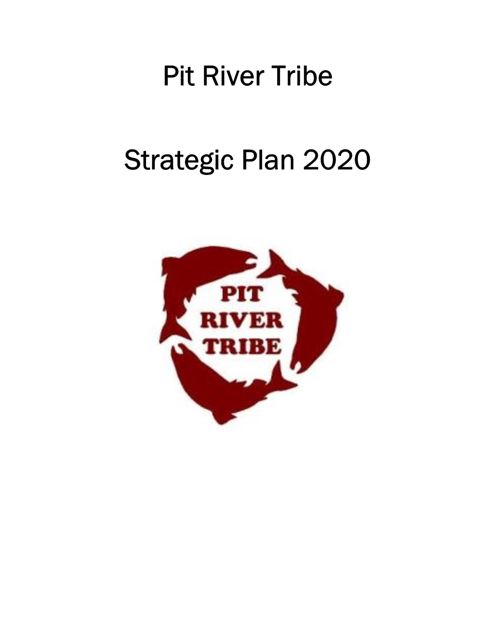 Pit River Tribe Strategic Plan 2020