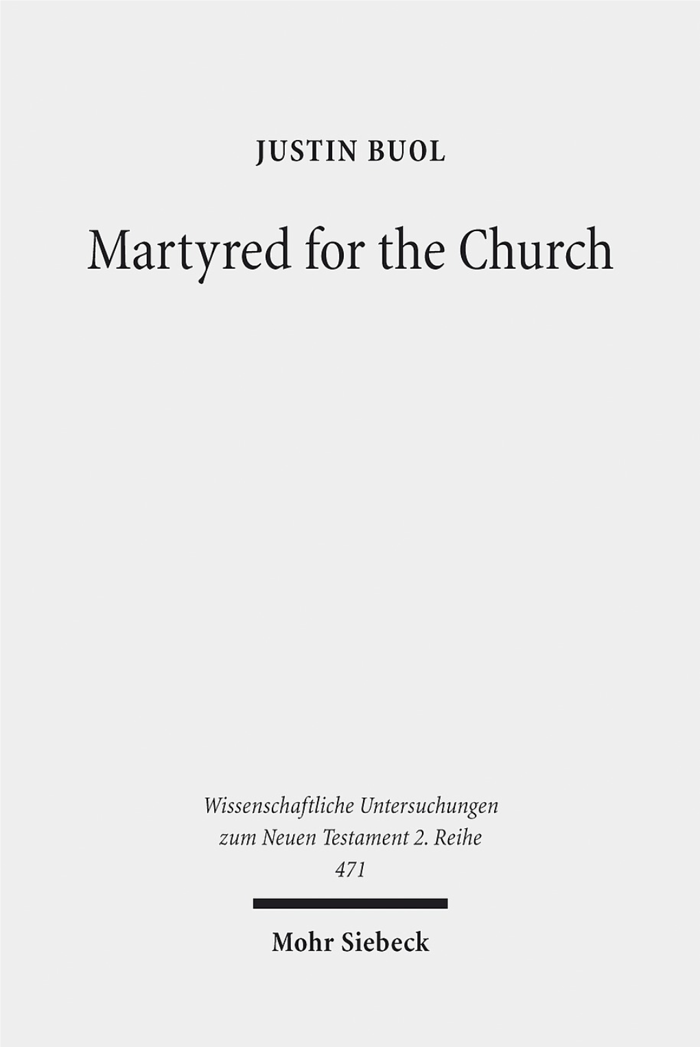 Martyred for the Church