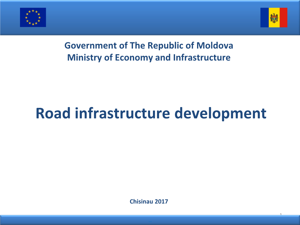 Road Infrastructure Development of Moldova