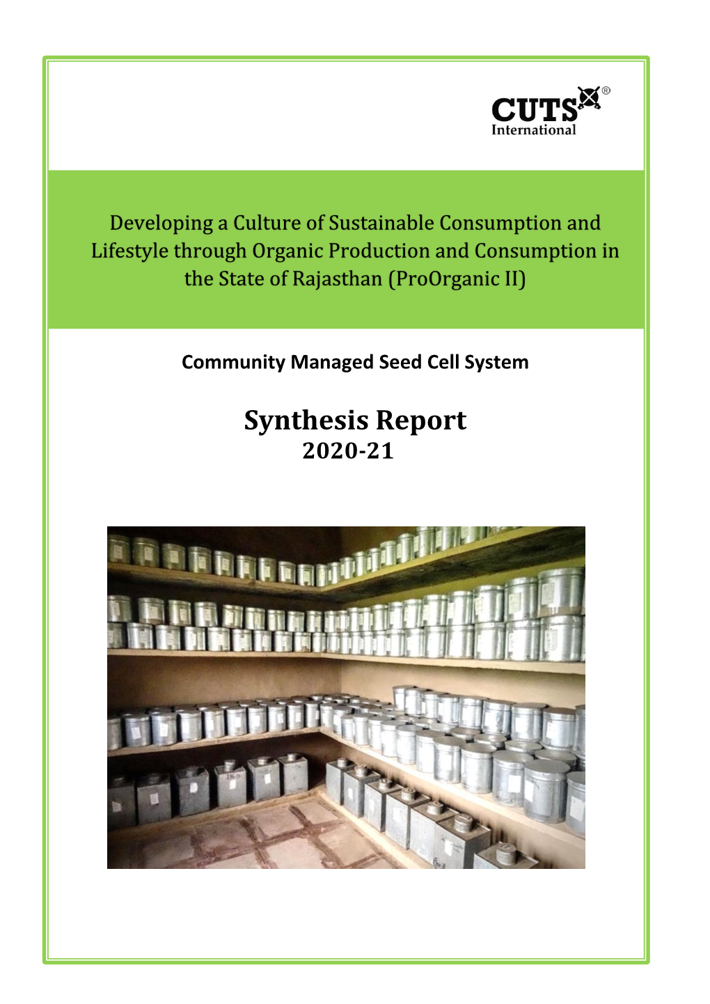 Synthesis Report Community Seed Cell-2020-21