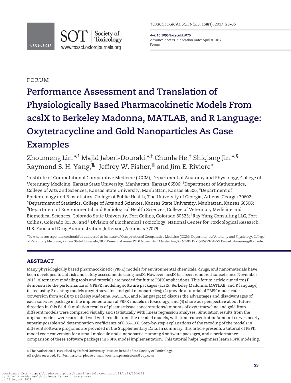 Performance Assessment and Translation of Physiologically