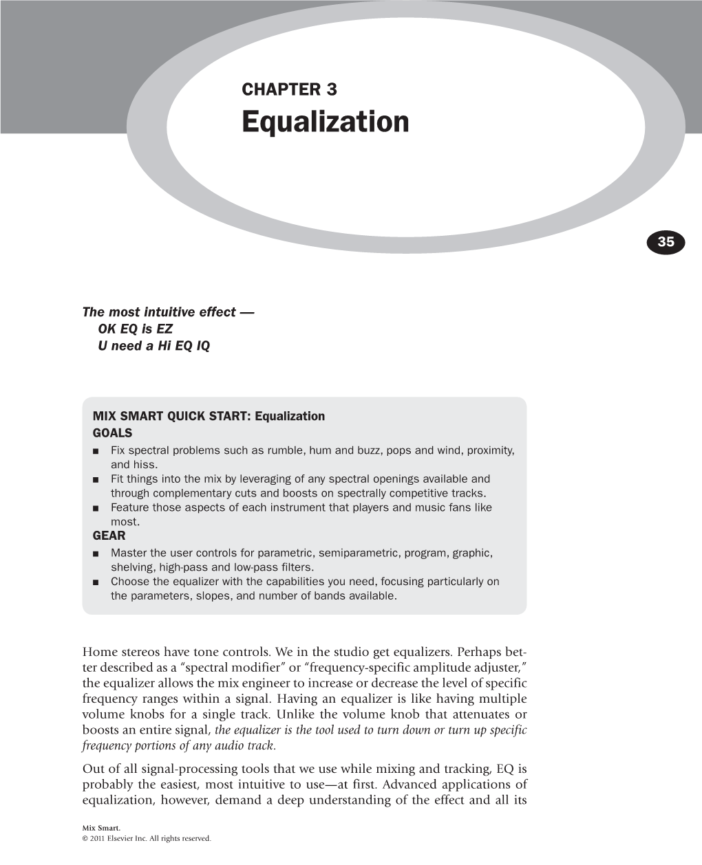 Equalization