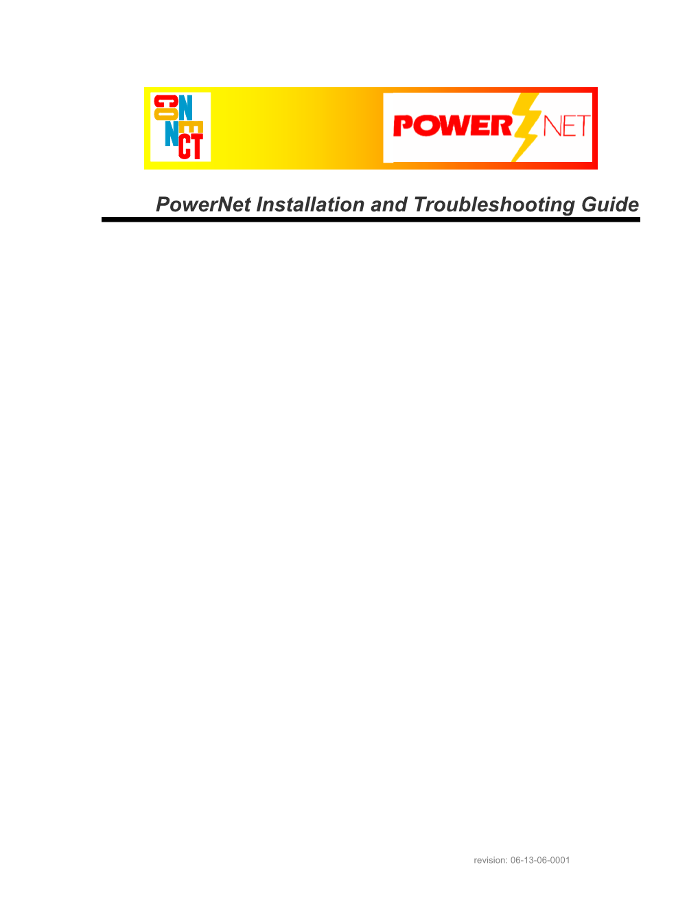 Powernet Installation and Troubleshooting Guide