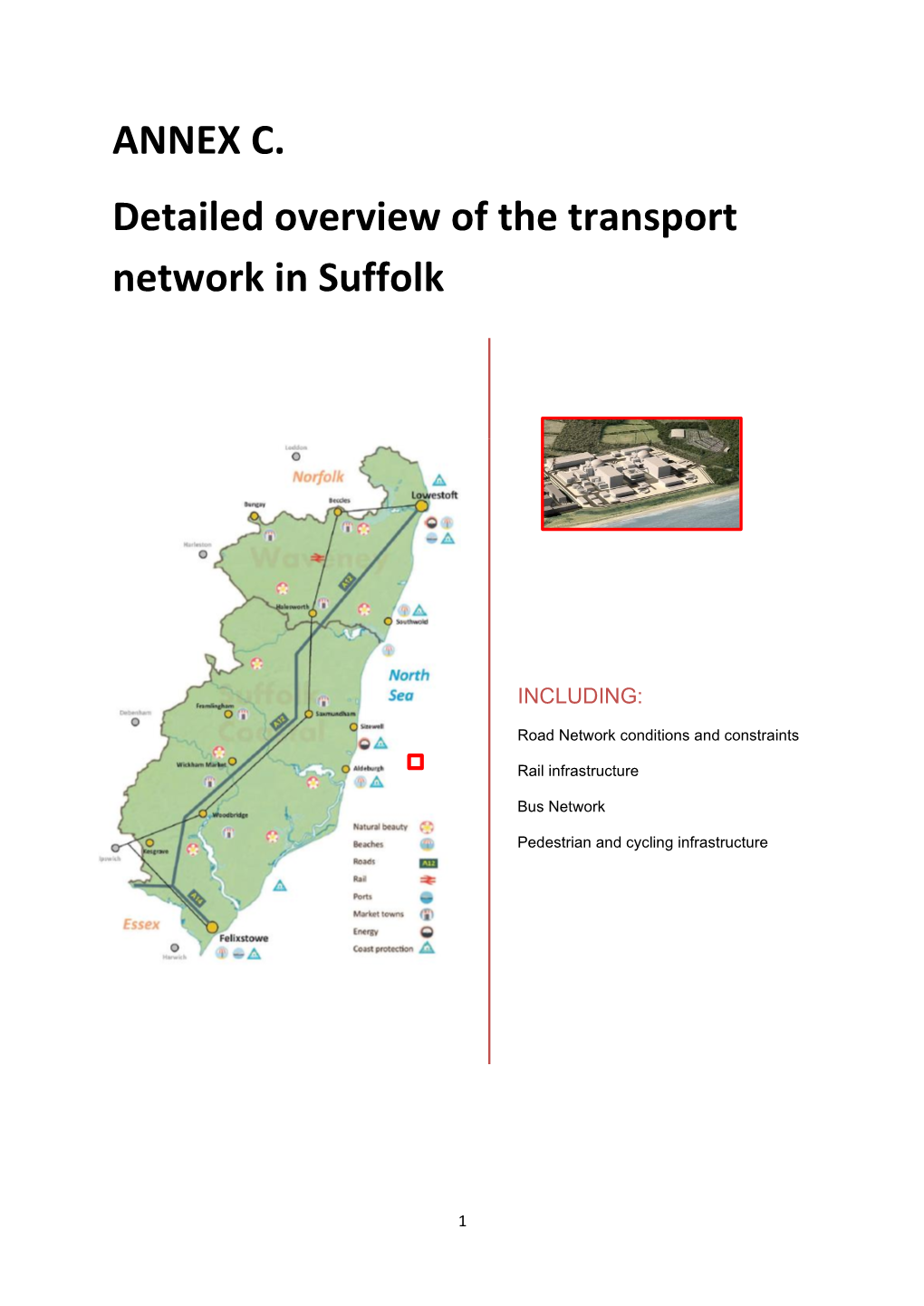 ANNEX C. Detailed Overview of the Transport Network in Suffolk