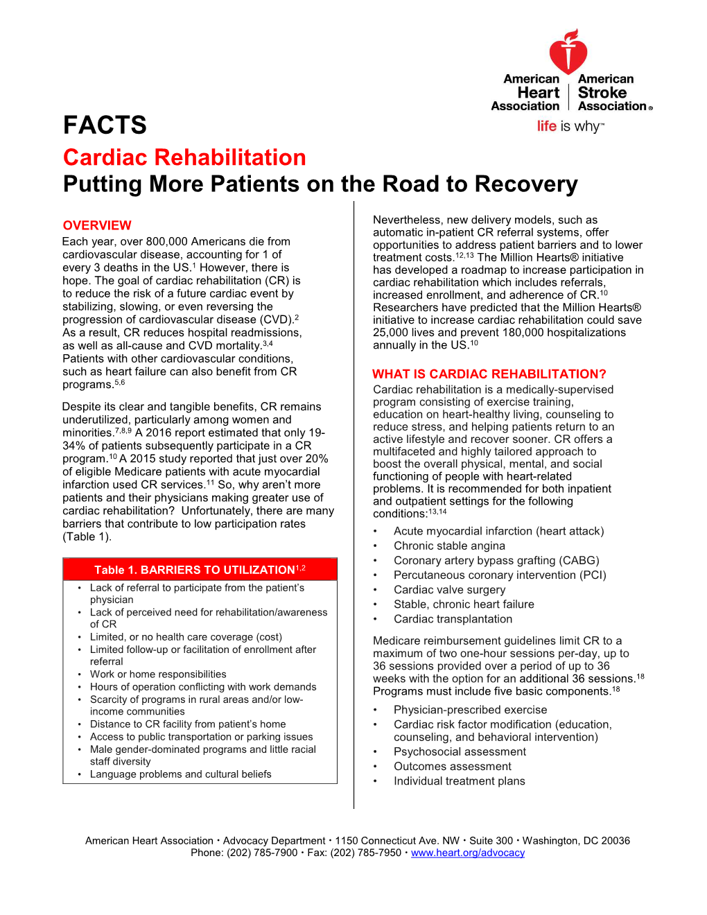 FACTS Cardiac Rehabilitation Putting More Patients on the Road to Recovery