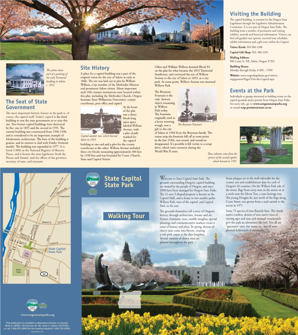 State Capitol State Park Walking Tour