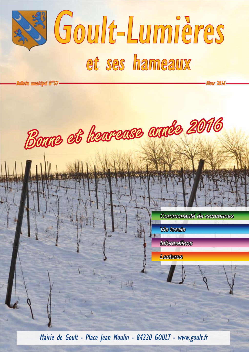 Bonne Et Heureuse Année 2016