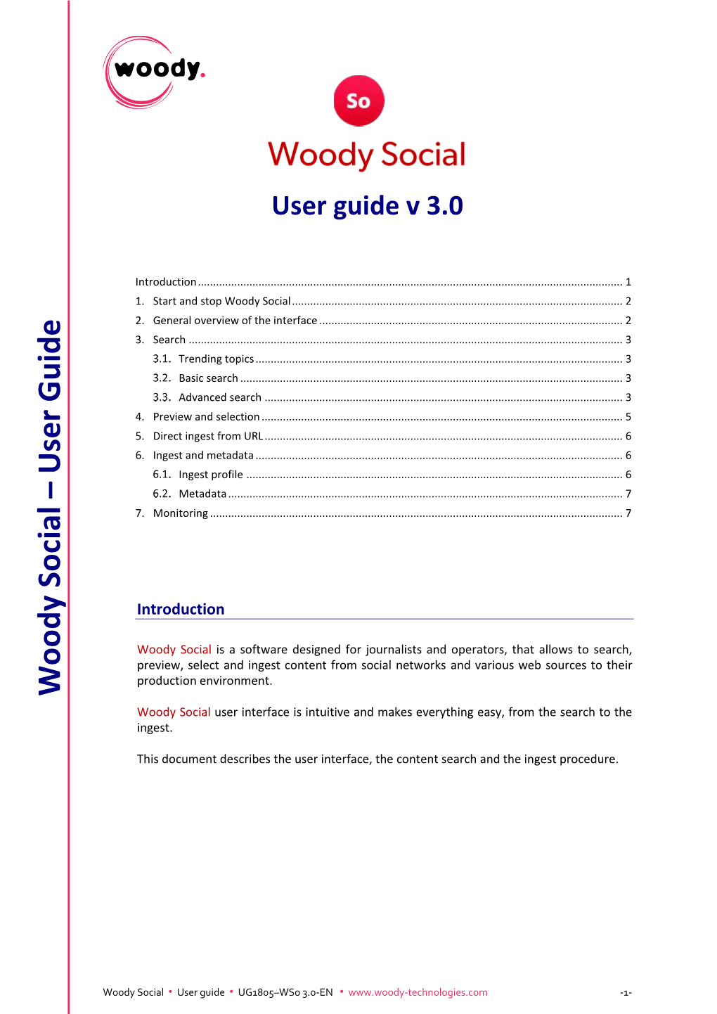 Woody Social User Guide