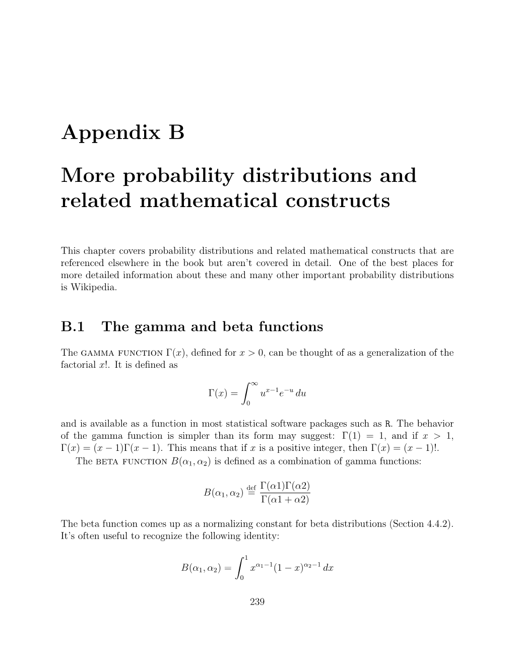 Probability Distributions and Related Mathematical Constructs