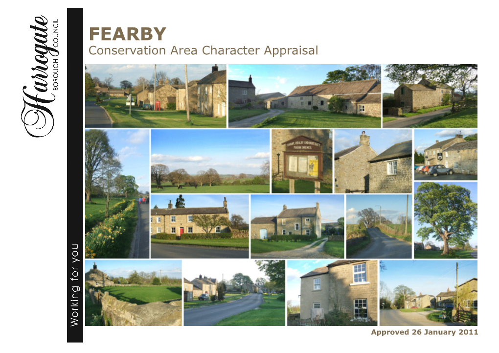 FEARBY Conservation Area Character Appraisal